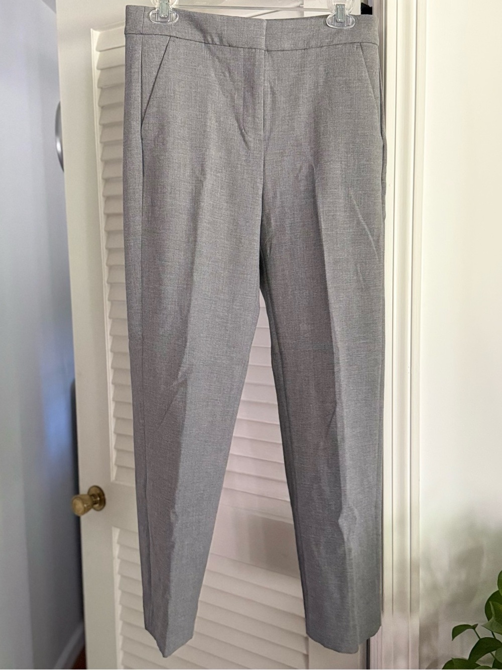 J. Crew Light Gray Men's Dress Pants - Slim Straight
